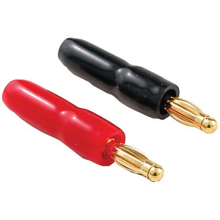 PRO-WIRE Gold-Plated Crimp-on Banana Plugs, Pack/16 IW-16PLUG